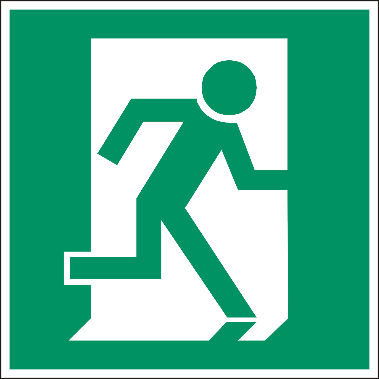 Fire Exit Logo Png